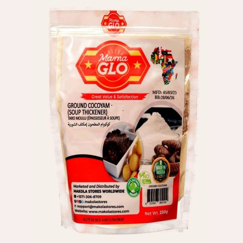 Mama Glo – Ground Cocoyam ( Soup Thickener) (250g)