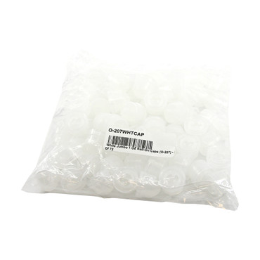 White Jumbo 1 OZ Roll-On Caps (O-207) – Bag Of 72