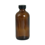 8 oz. Amber Glass Bottle – Set Of 6
