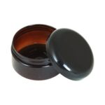 Set Of 12 Wide Jars/Caps – 8 oz. (Amber)