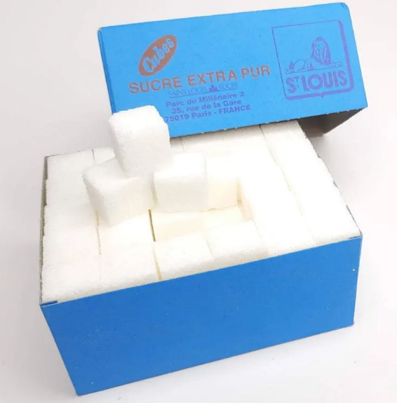 St. Louis Pure Coffee Sugar Cubes 500g, 90 Cubes