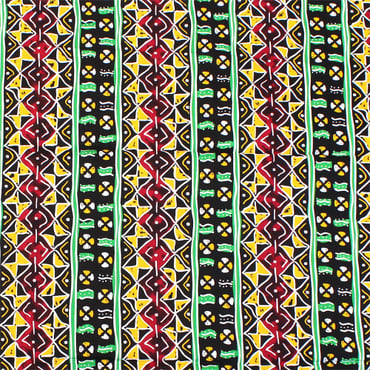 African Print Rasta Fabric 6 Yds