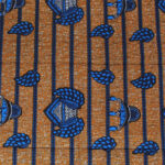 African Print Wax Block Fabric 6 Yds