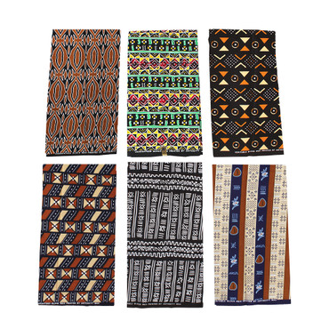 Set Of 6 –  Assorted 6-yard African Print Fabrics