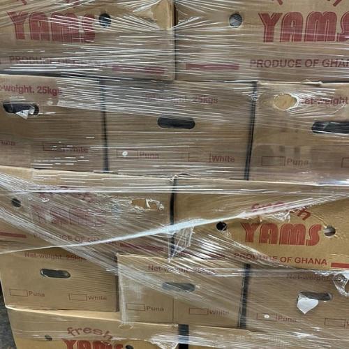 FRESH GHANA YAMS 50lbs