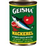 GEISHA MACKEREL IN TOMATO SAUCE WITH CHILI (0.94LBS)