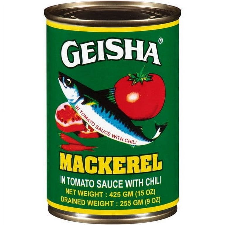 GEISHA MACKEREL IN TOMATO SAUCE WITH CHILI (0.94LBS)
