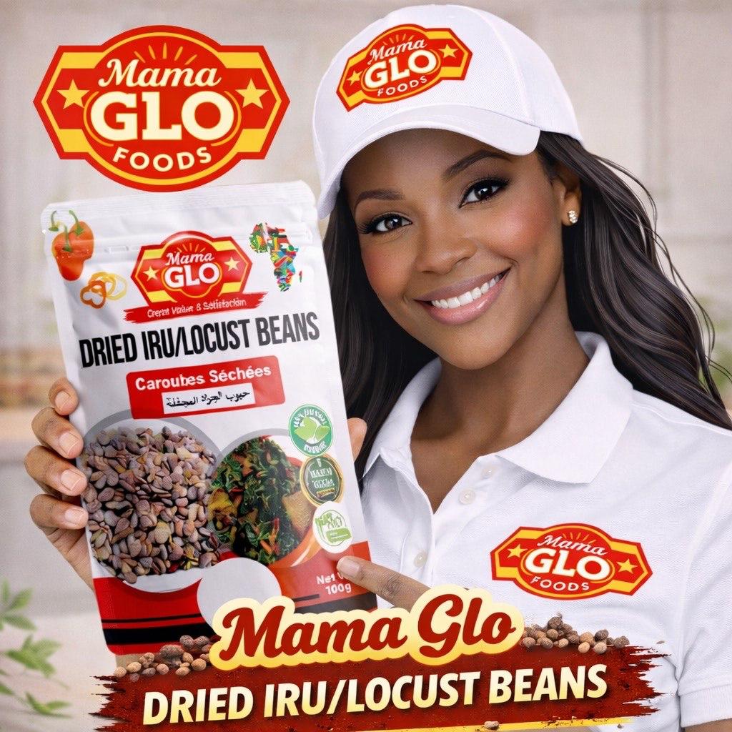 MaMa Glo Dried Iru/ Locust Beans / Dawadawa