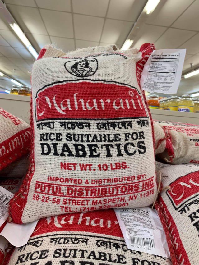 Maharani rice suitable for diabetics 10lb