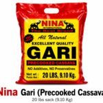 Nina Gari (Precooked Cassava) 20 lbs sack