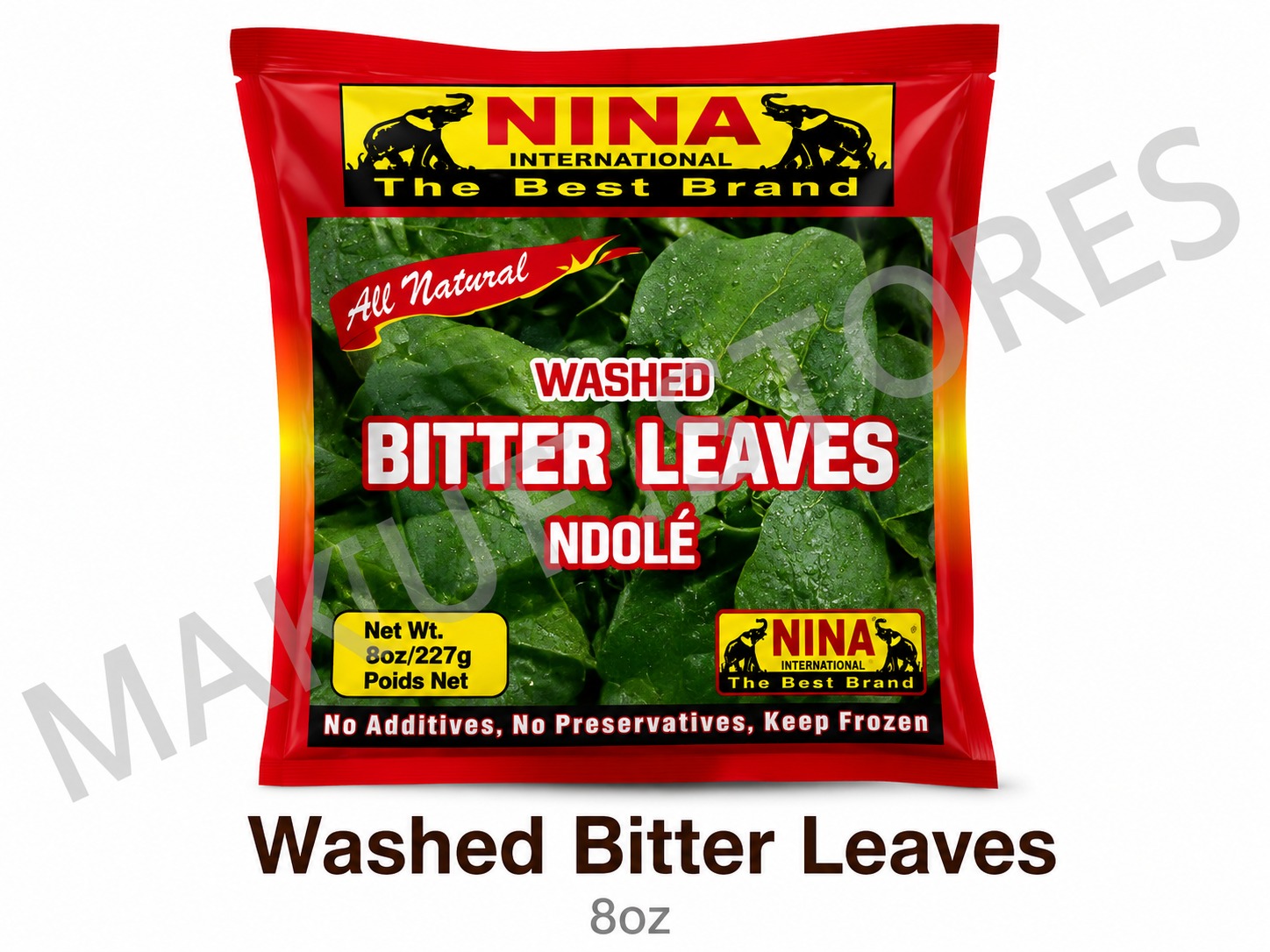 Nina washed bitter leaves 8oz