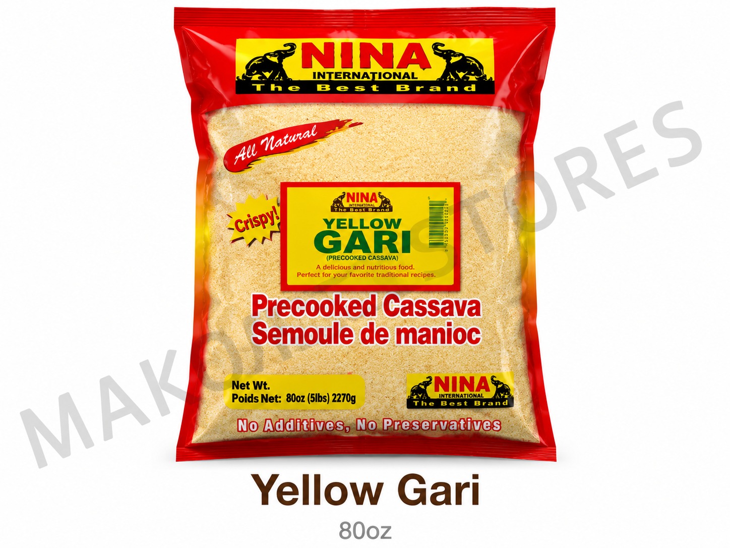Nina yellow gari 80oz