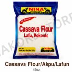 Nina cassava flour/akpu/lafun 48oz