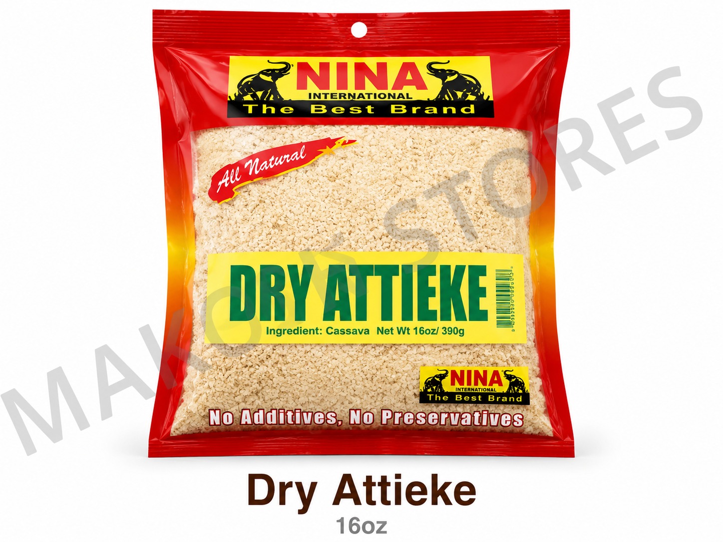 Nina dry attieke 16oz