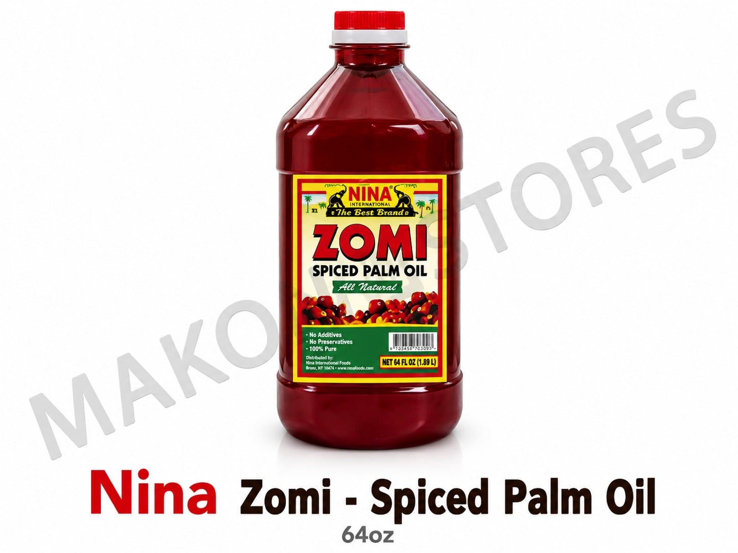 Nina zomi-spiced palm oil 64oz