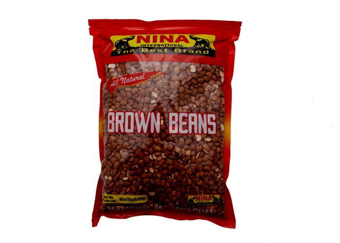 Nina African Brown Beans 24oz – 48oz – 80oz/31lbs – 10 lbs