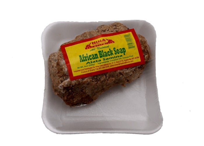 Nina African Black Soap (Alata Samina) 8oz – 12oz – 24oz – 48oz