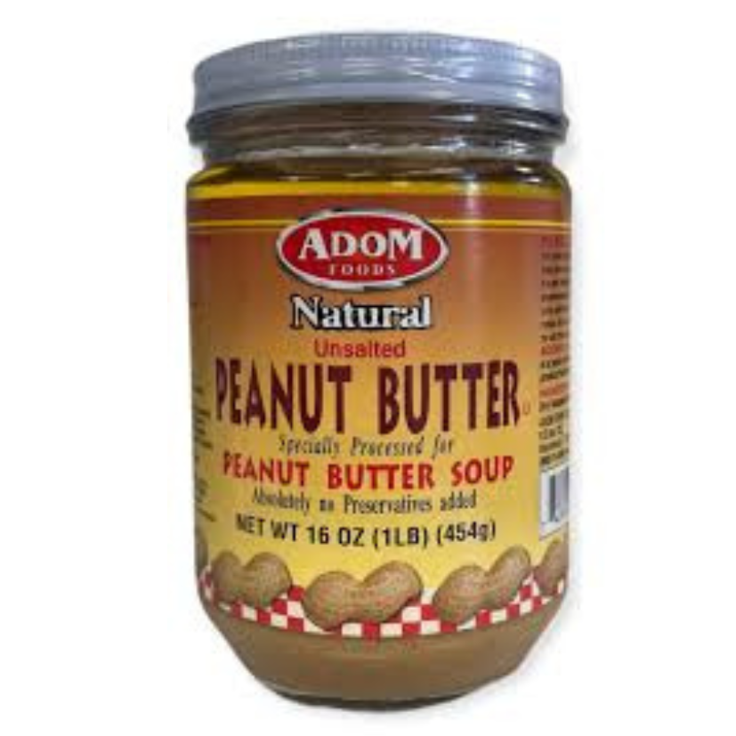 PEANUT BUTTER – UNSALTED (1.0LBS)