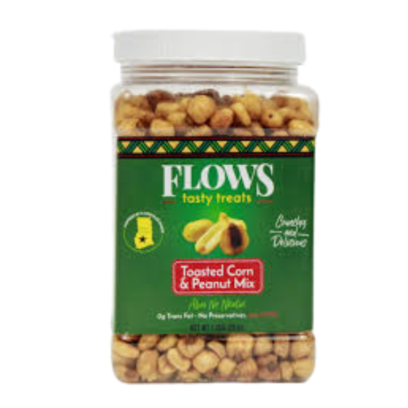 FLOWS – TOASTED CORN AND PEANUT MIX (1.25LBS)
