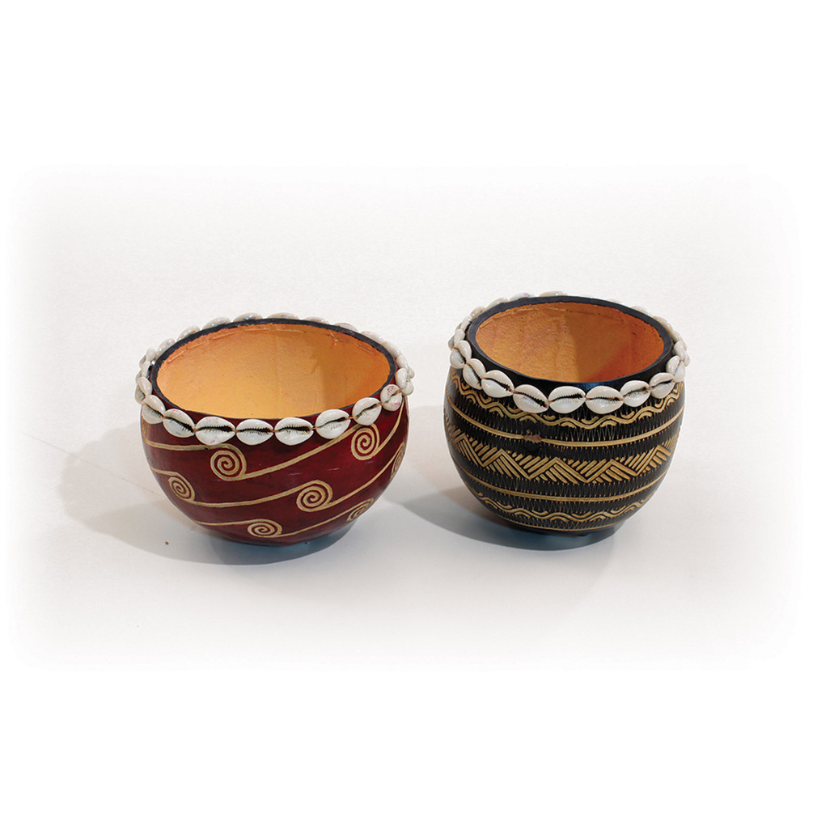 KENYAN GOURD CALABASH BOWL – 5-6″ (1.0LBS)