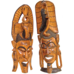 SENEGALISE MAHOGANY GURO MASK 28-31″ (10.8LBS)