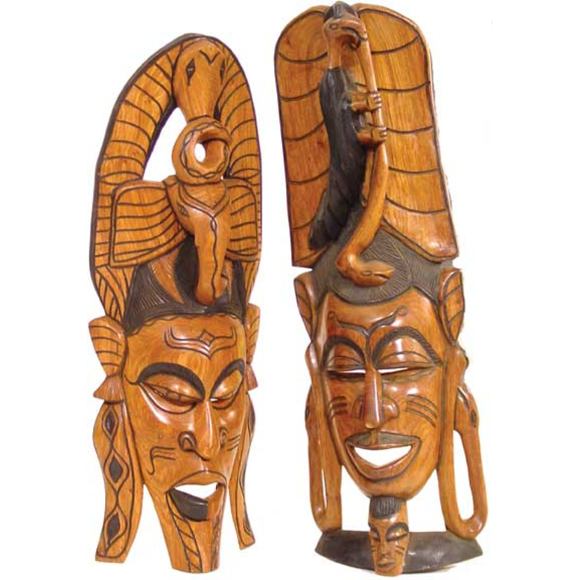 SENEGALISE MAHOGANY GURO MASK 28-31″ (10.8LBS)