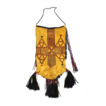 DELUXE TUAREG LEATHER FRINGED HANDBAG (1.23LBS)