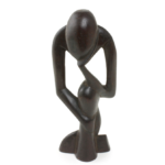 THINKER STATUE SENEGAL – DARK BROWN (0.6LBS)