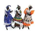AFRICAN DOLL ON STAND: LARGE (0.61LBS)