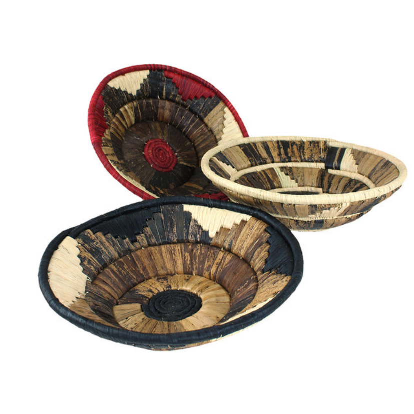 HAND WOVEN SWEET GRASS BOWLS: ASSORTED (0.97LBS)