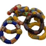 AUTHENTIC GHANA AFRICA BEADS BRACELETS/ GHANA BEADS/AFRICA GHANA BEAD BRACELETS/ UNISEX BEADS BRACELET/ MADE IN GHANA BAEDS.