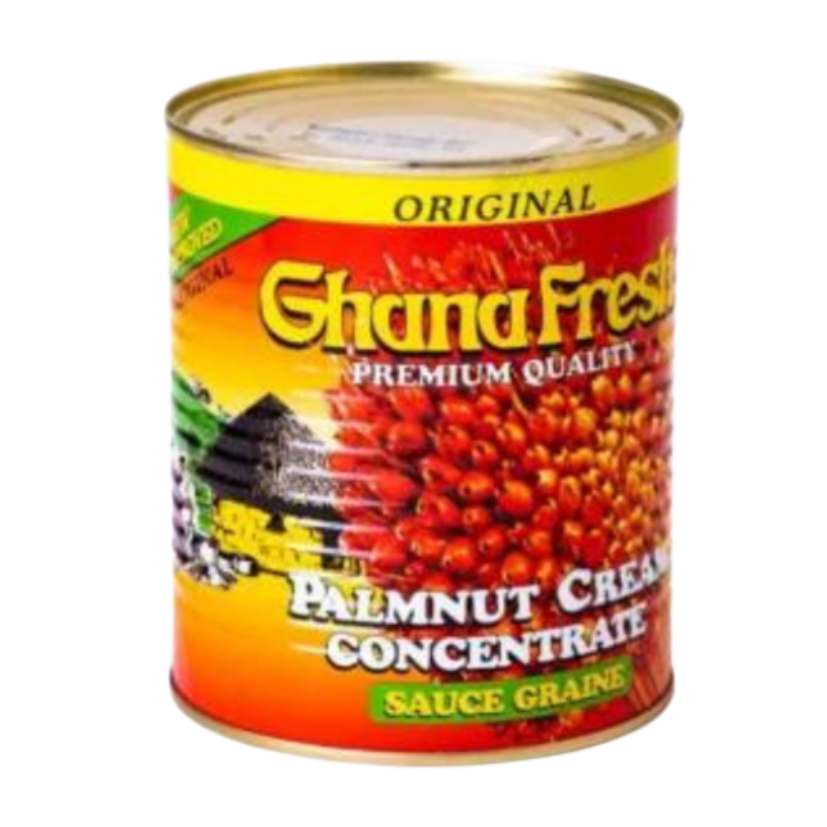 GHANA FRESH PALMNUT CREAM CONCENTRATE CANS OF PALM NUT SOUP DELICIOUS