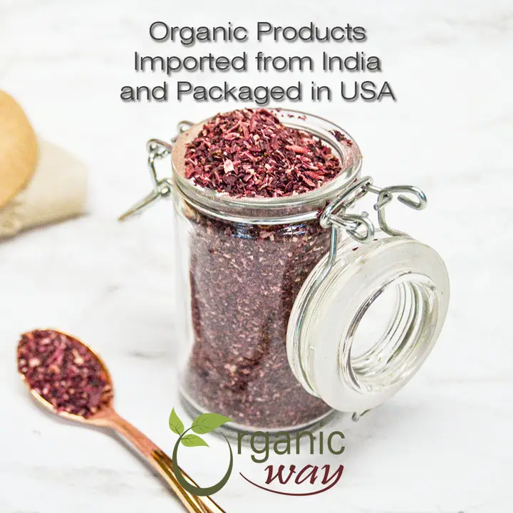 Dried Hibiscus Flower Cut & Sifted (Hibiscus rosa-sinensis) | Herbal Tea | Kosher Certified | Raw, Vegan, Non GMO & Gluten Free | USDA Certified | Origin – India