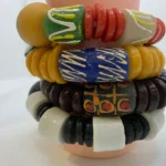AUTHENTIC GHANA AFRICA BEADS BRACELETS/ GHANA BEADS/AFRICA GHANA BEAD BRACELETS/ UNISEX BEADS BRACELET/ MADE IN GHANA BAEDS.