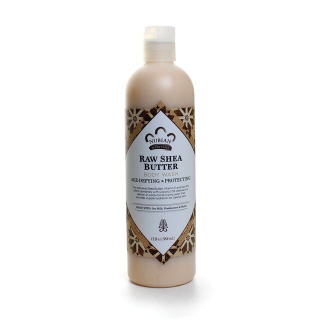 NUBIAN HERITAGE: RAW SHEA BUTTER BODY WASH – 13 OZ. (0.94LBS)