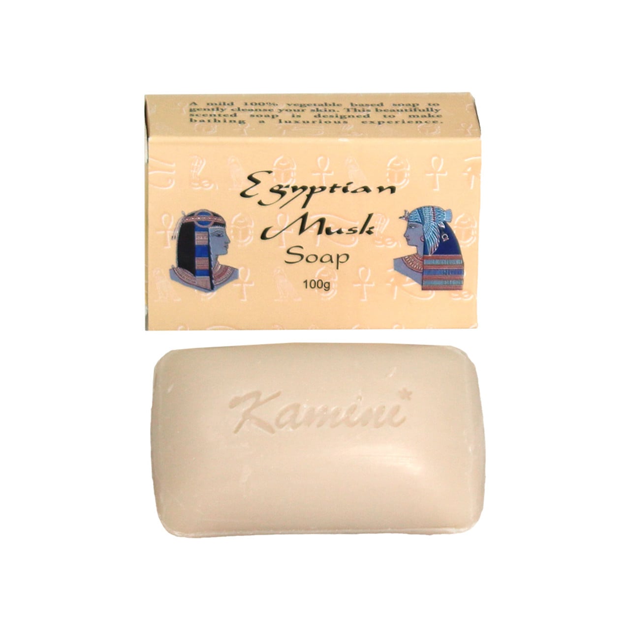 KAMINI: EGYPTIAN MUSK SOAP – 3½ OZ. (0.38LBS)