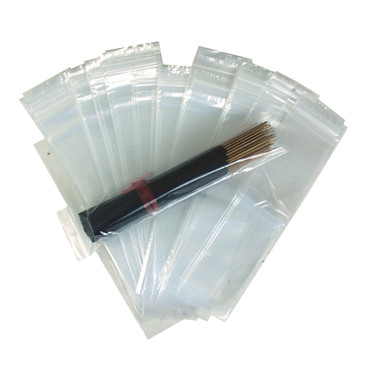 Plastic Zip Bags 3″ x 12″ – 100 Count