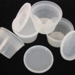 16 oz. Clear Containers w/Lids 12 pk.